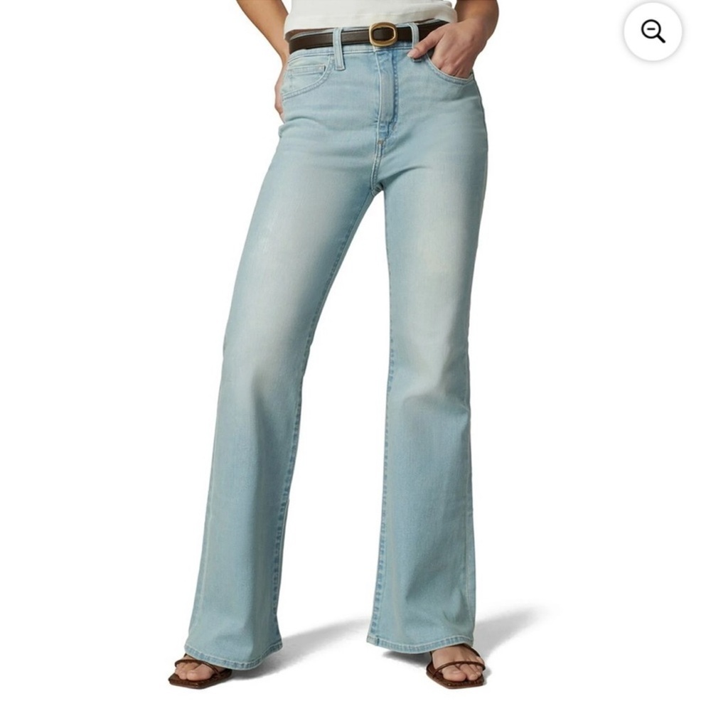 Joe's Jeans Blue Flare Wide Leg Denim - Picture 5 of 7